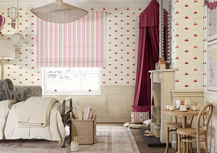 May Day, Stripe Brights - Roman Blind - Image 3